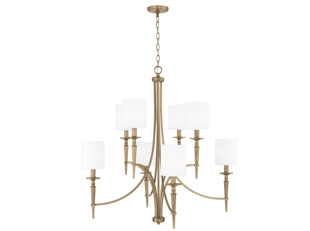 London 8 Light Chandelier