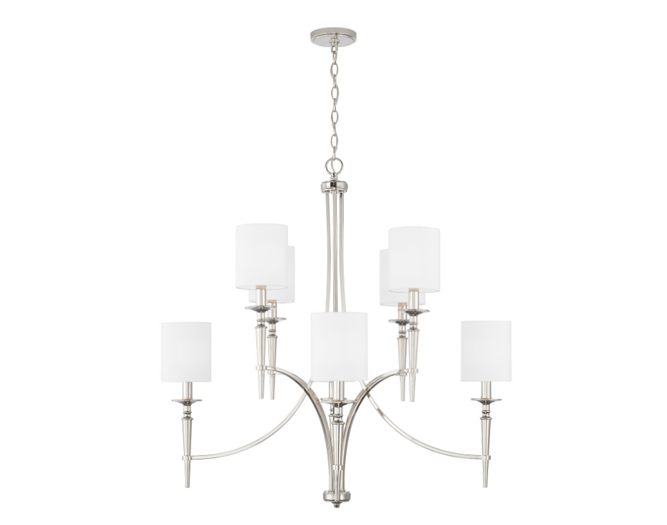 London 8 Light Chandelier