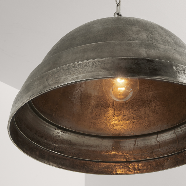 Oxidized Nickle Pendant