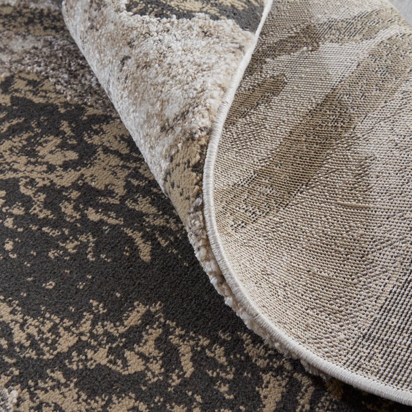Vancouver Charcoal Beige Rug