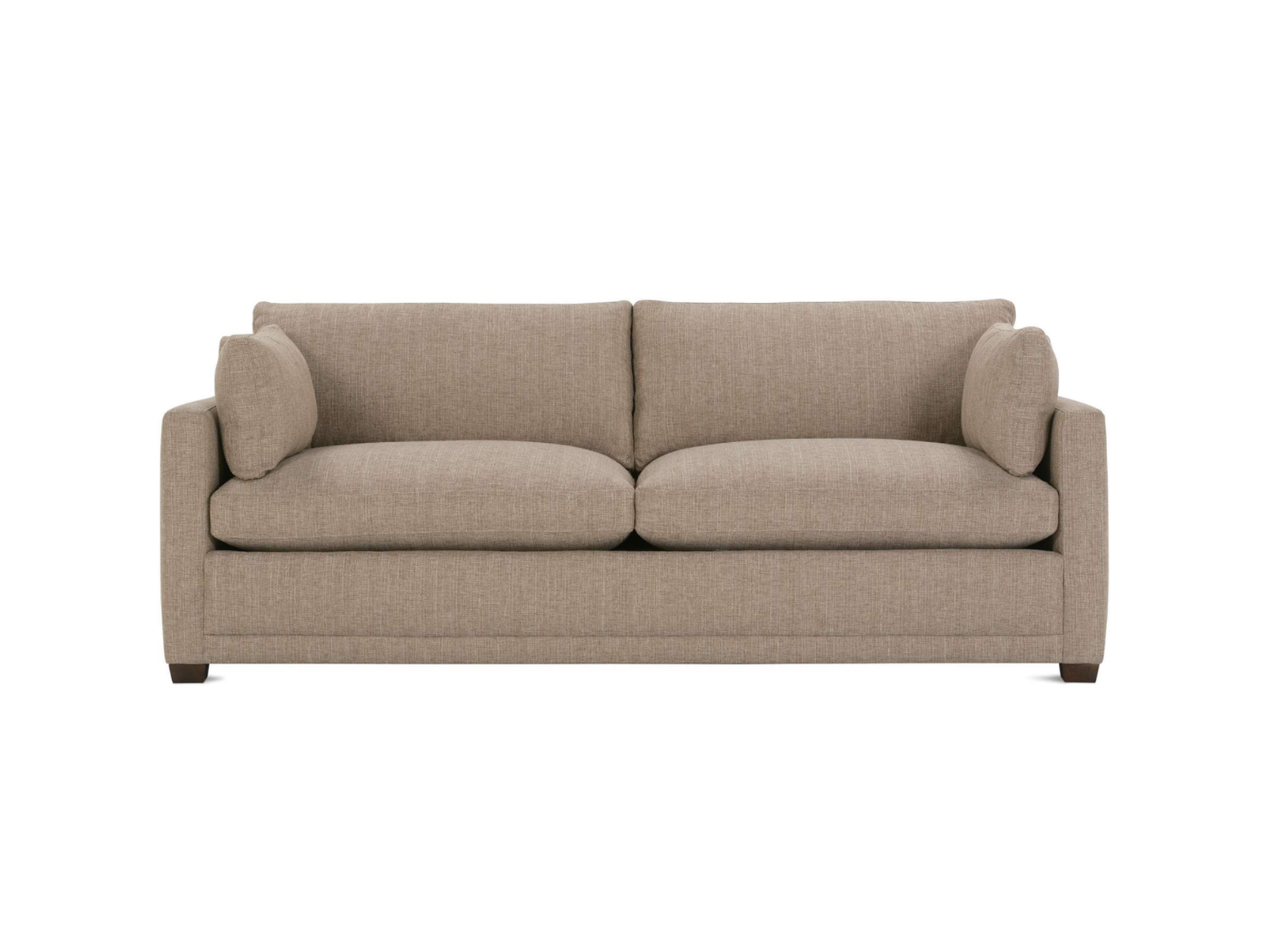 Double top cushion sofa