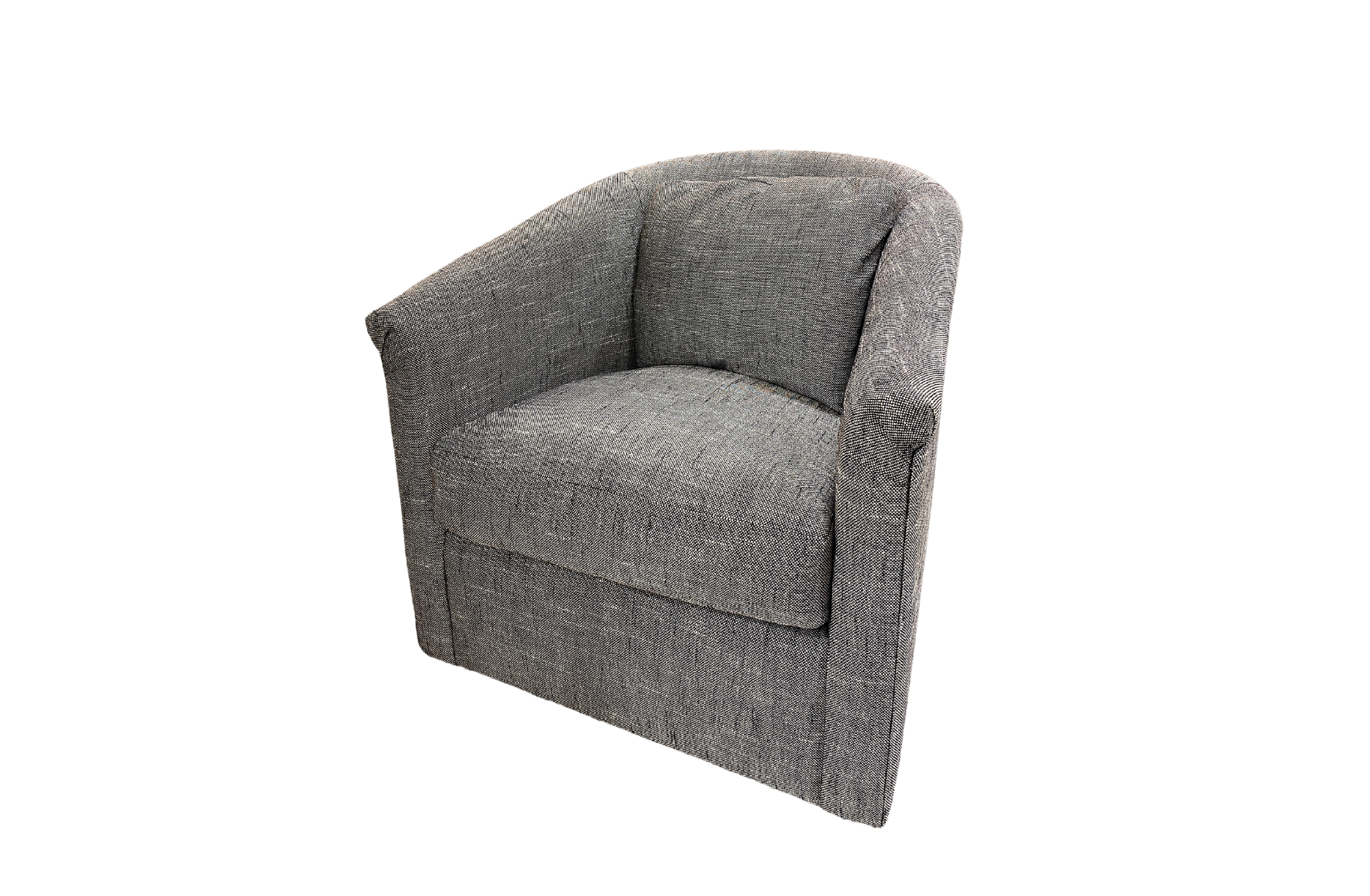 Tweed discount swivel chair