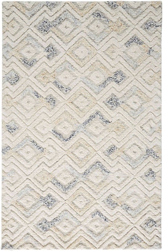 Anica Ivory Blue Rug