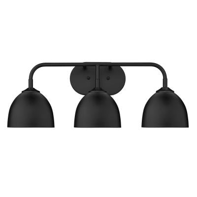 Taylor Black/Black 3 Light Vanity