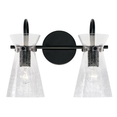 Misha Matte Black Vanity Light