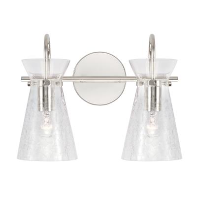 Misha Polished Nickle Vanity Light