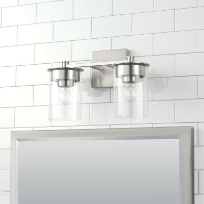 Dawson Brushed Nickel Vanity Light
