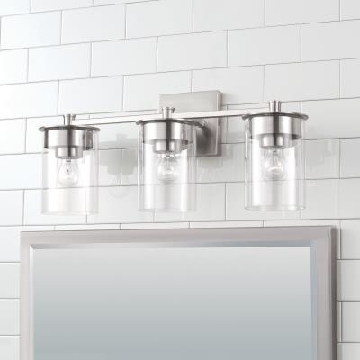Dawson Brushed Nickel Vanity Light