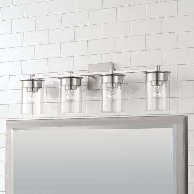 Dawson Brushed Nickel Vanity Light