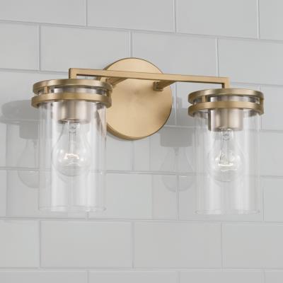 Stephanie Brass Vanity Light