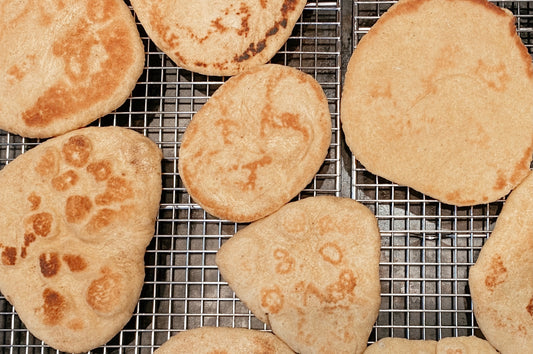 Homemade pita bread