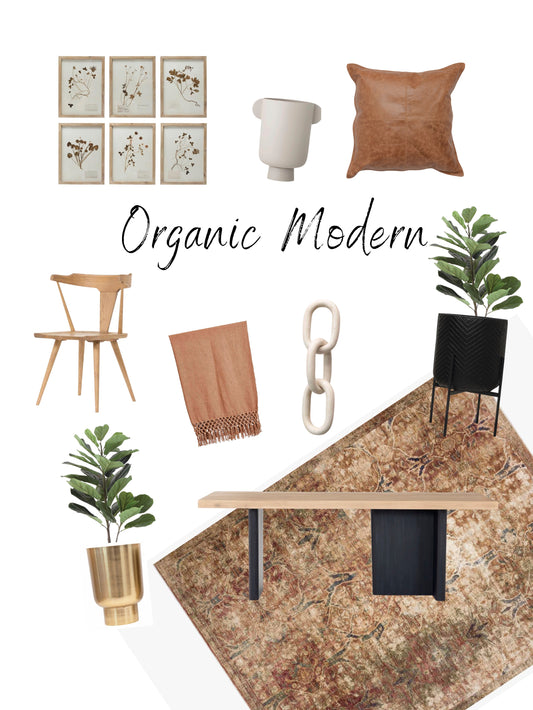 organic modern style