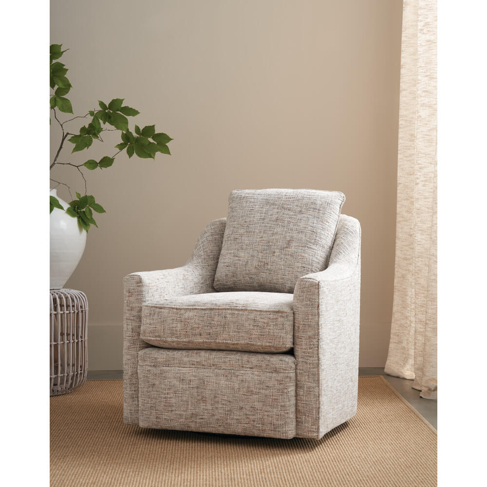 Hollis Chenille Swivel Chair