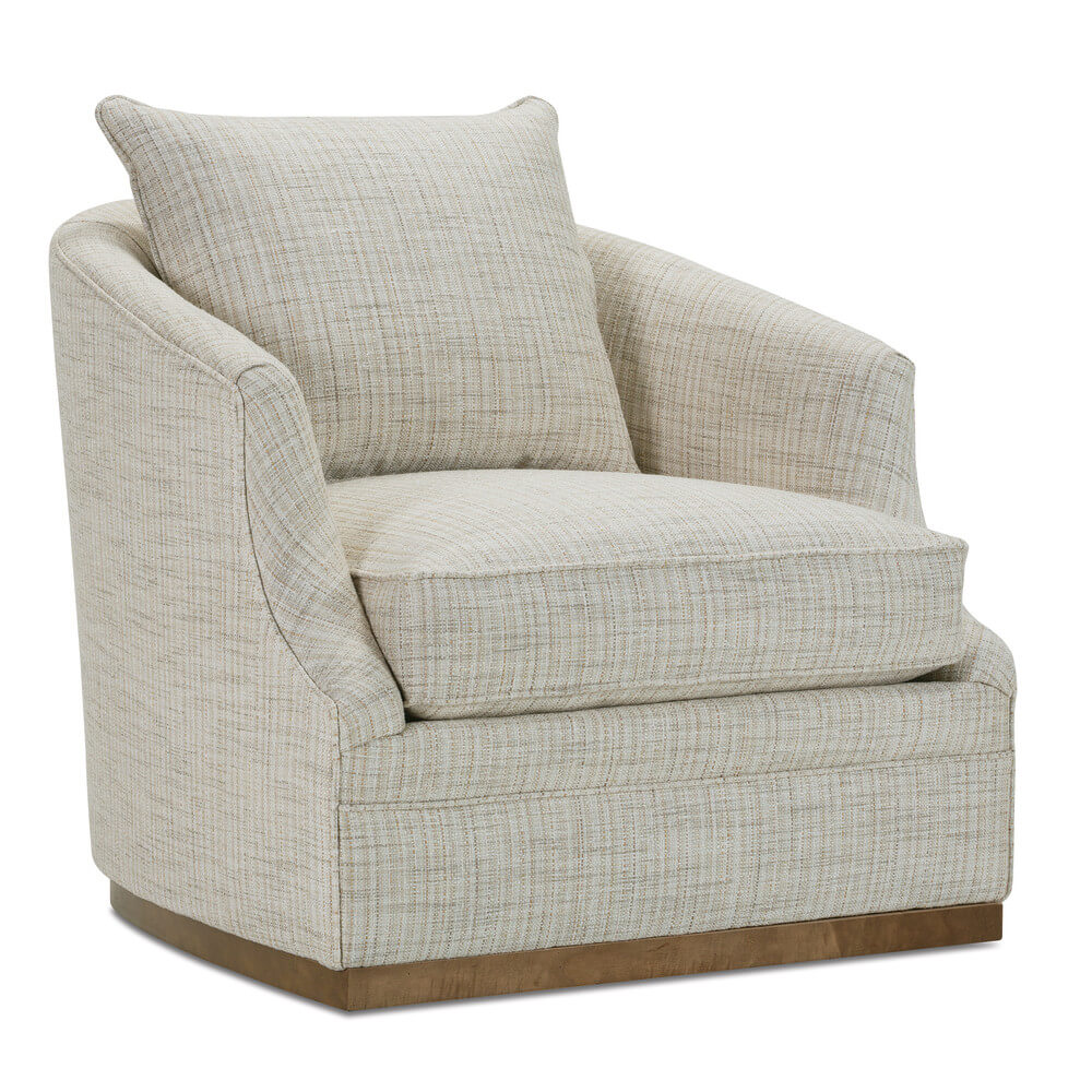 Emmy Latte Swivel Chair