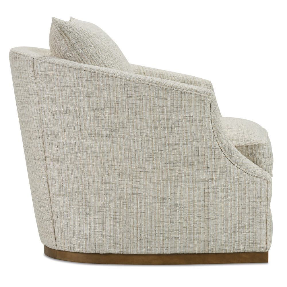 Emmy Latte Swivel Chair