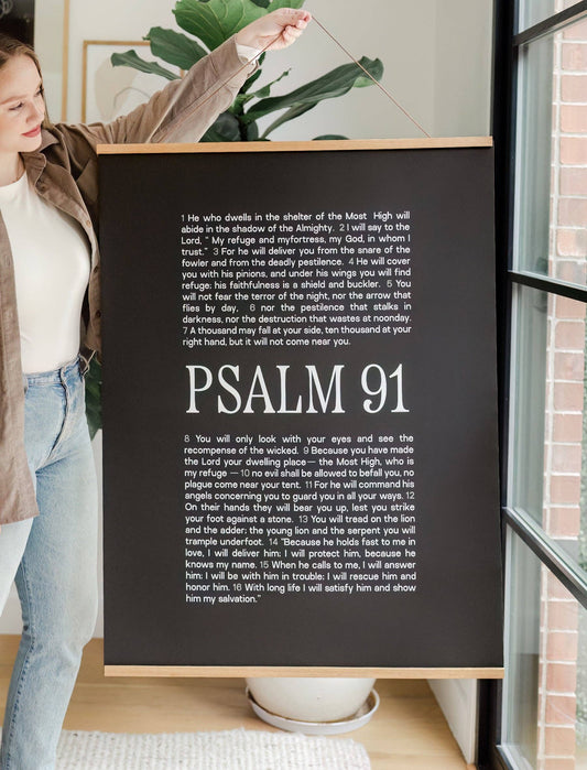 Psalm 91 Hanging Banner