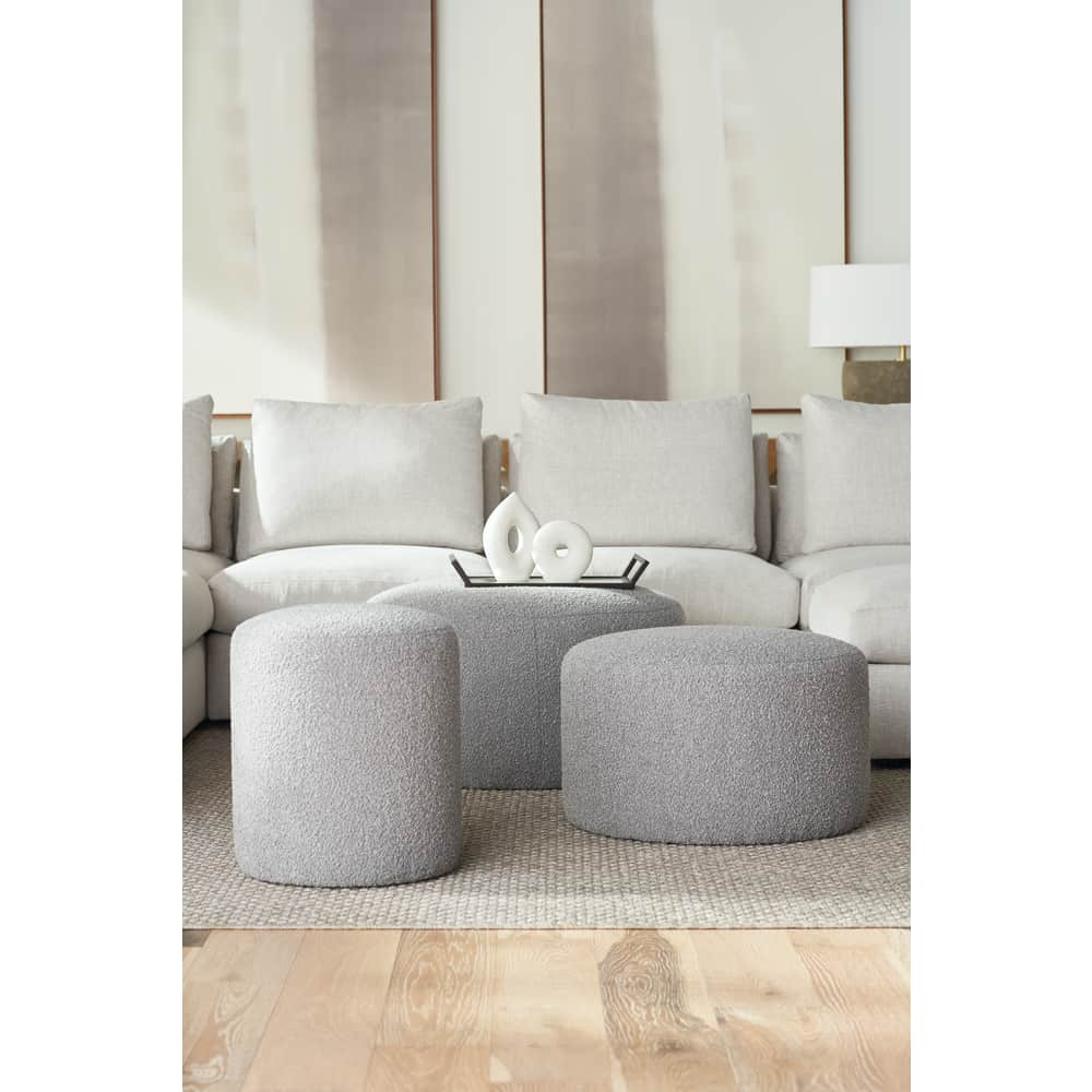Custom Round Ottoman