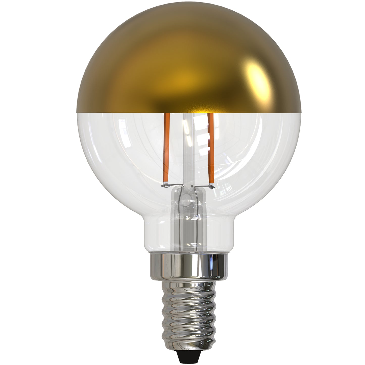 Half Gold 2.5W LED G16 2700K Bulb