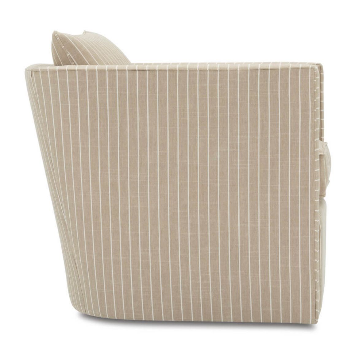 Mark Tan Stripe Swivel Chair