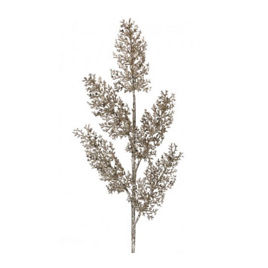 Sequin Coral Leaf Spray