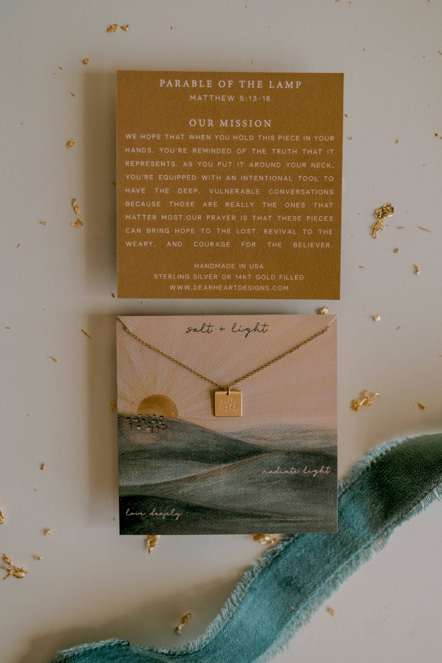 Salt + Light | Parable Necklace | Christian Gift