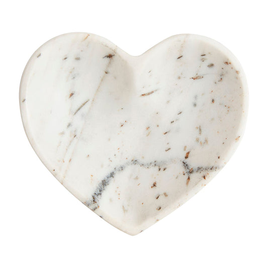 Marble Heart Shaped Trinket Dish