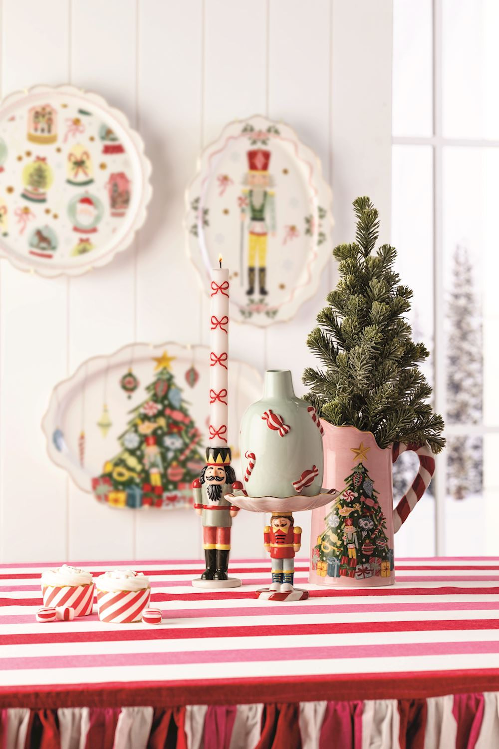 Christmas Candy Pedestal