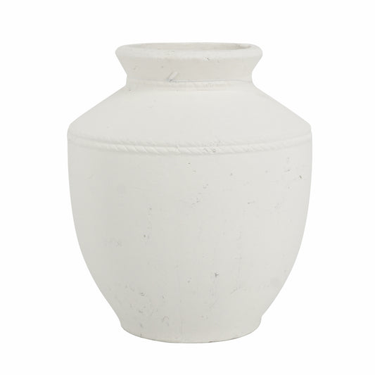Roman Terracotta White Vase