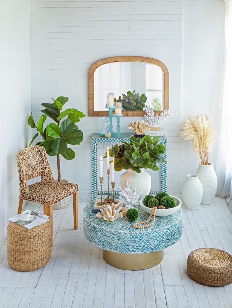 Natural White Round Terracotta Vase