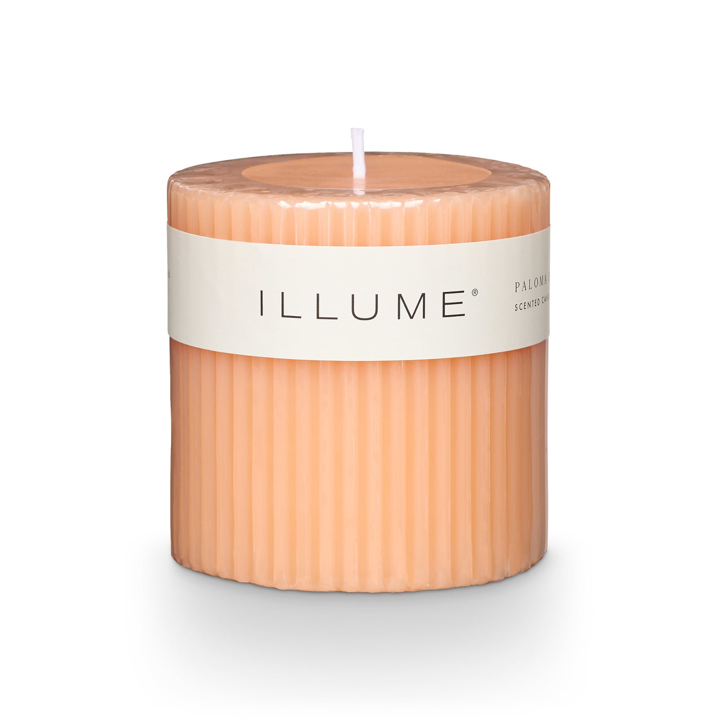 Paloma Petal Small Fragranced Pillar Candle