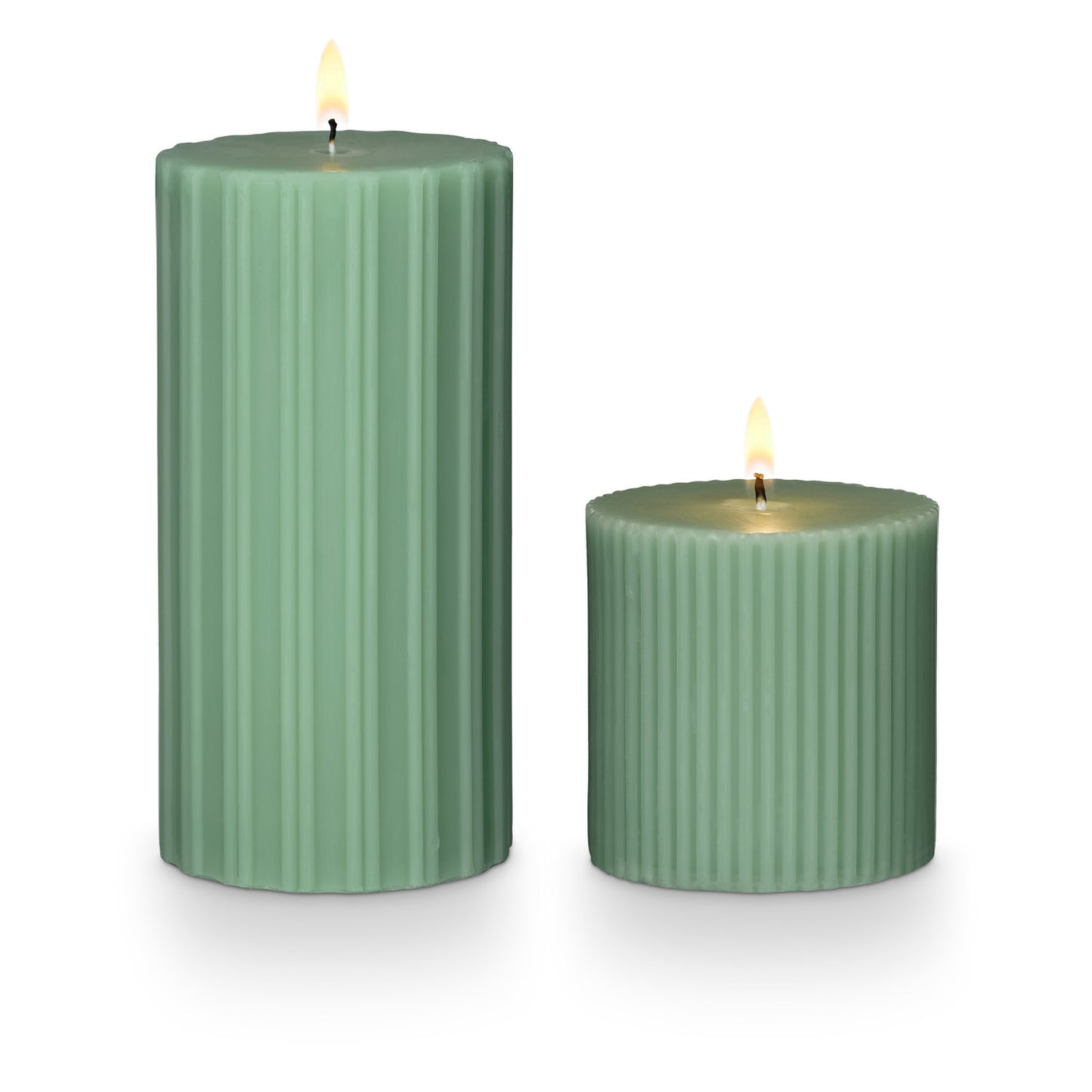 Hinoki Sage Fragranced Pillar Candle