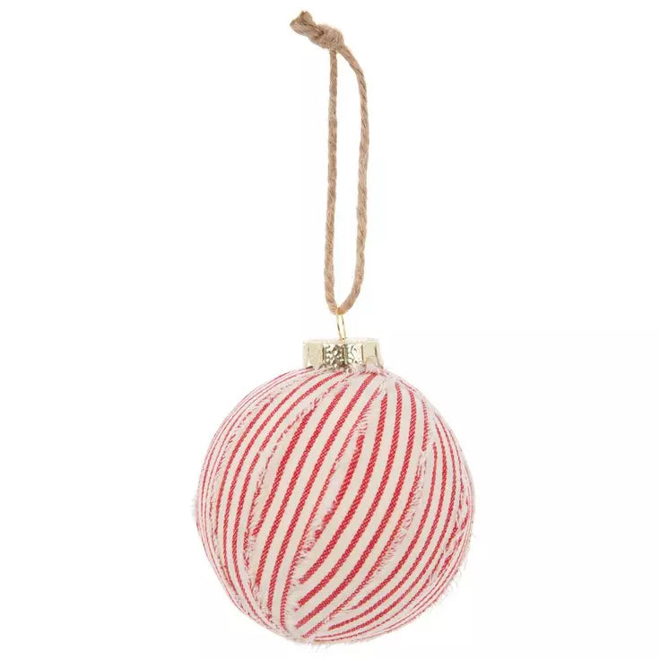 Stripe Ball Ornament