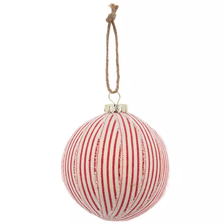 Stripe Ball Ornament