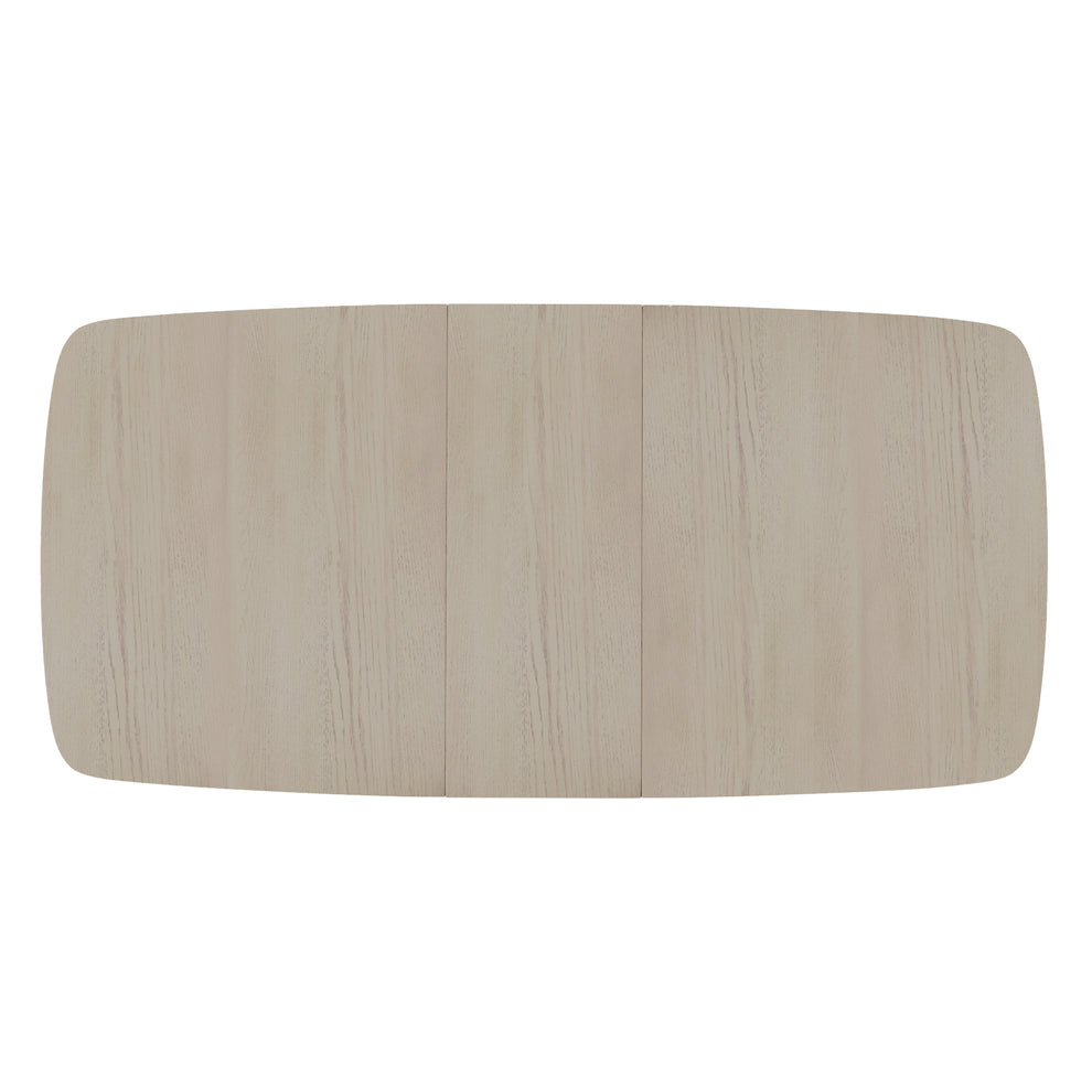 Carrie White Wash Extension Dining Table