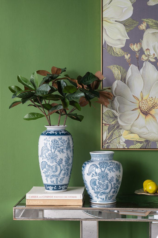 Blue and White Porcelain Vase
