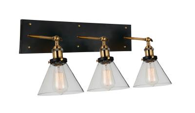 Edison 3 light Vanity