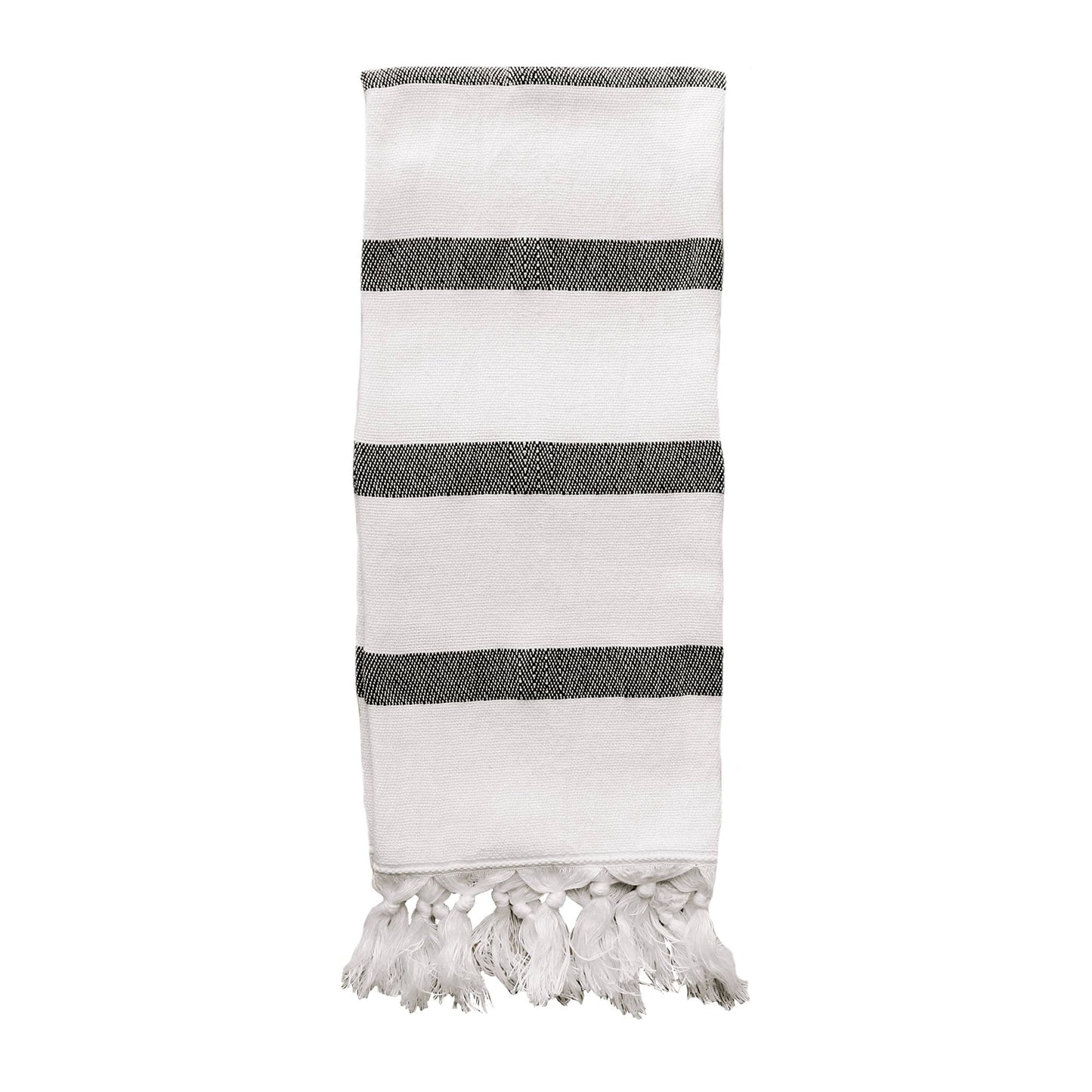 Turkish Cotton Hand Towel, Single Stripe- Home Decor & Gifts