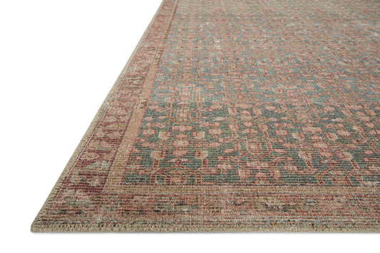 Aubrey Terracotta / Blue Rug