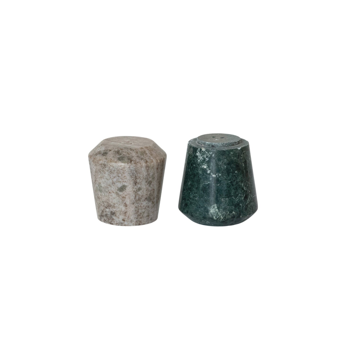 Marble Stackable Salt & Pepper Shakers