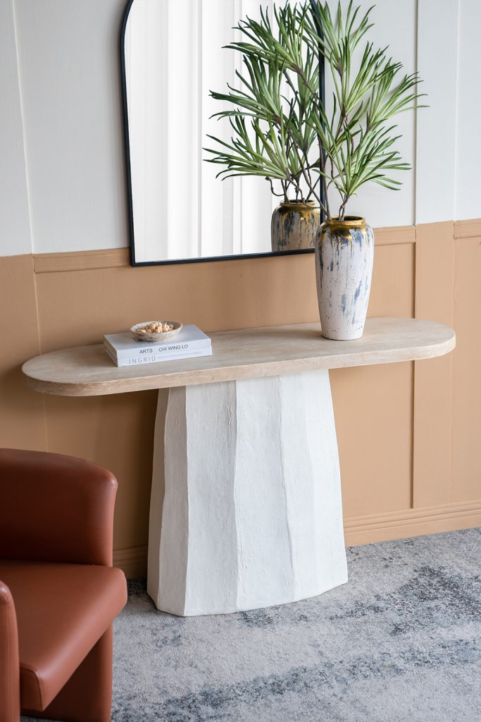 Sculptural Console Table
