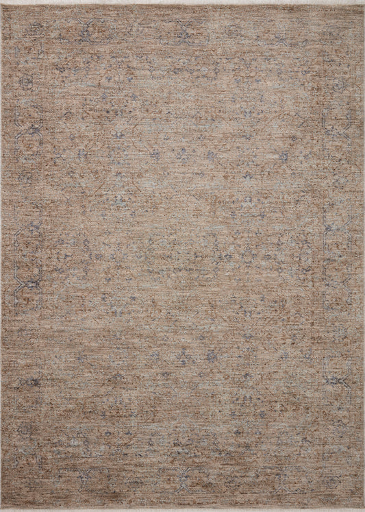 Blake Taupe / Blue Rug