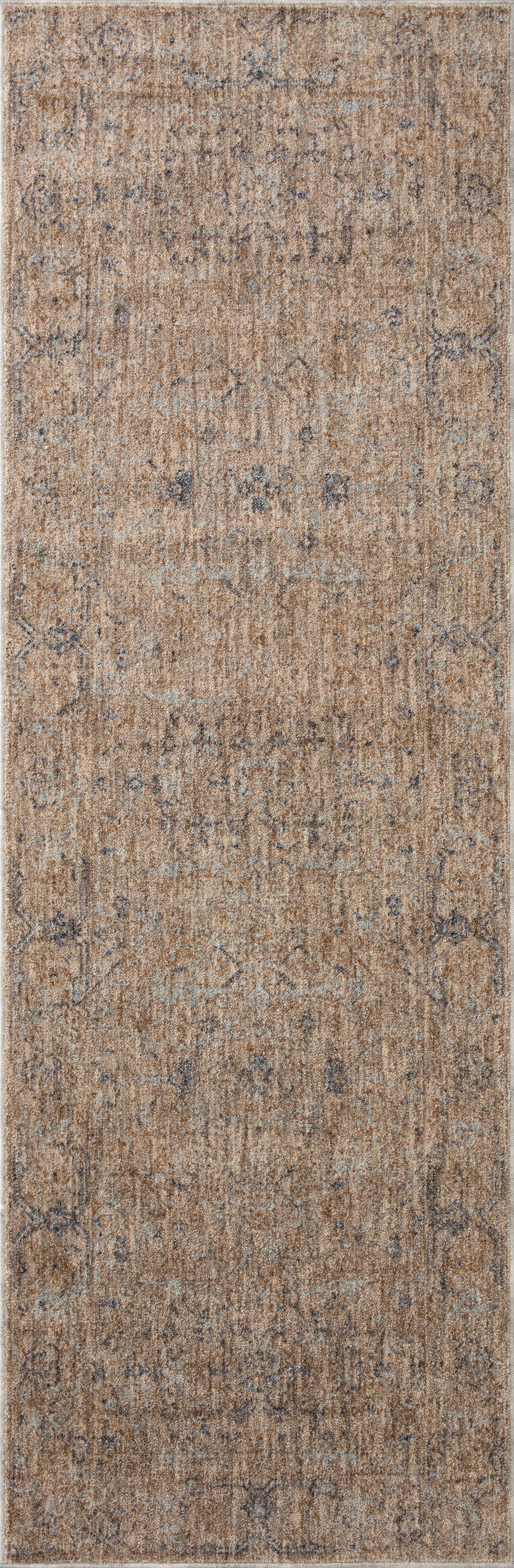 Blake Taupe / Blue Rug