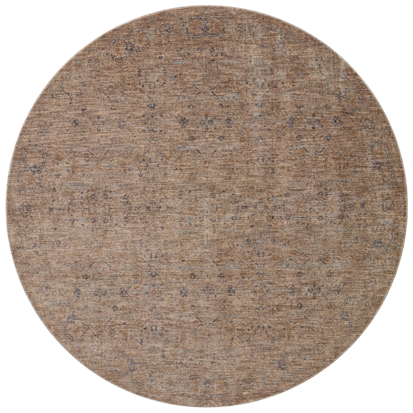 Blake Taupe / Blue Rug