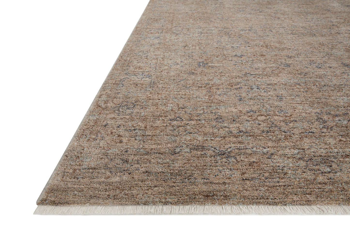 Blake Taupe / Blue Rug