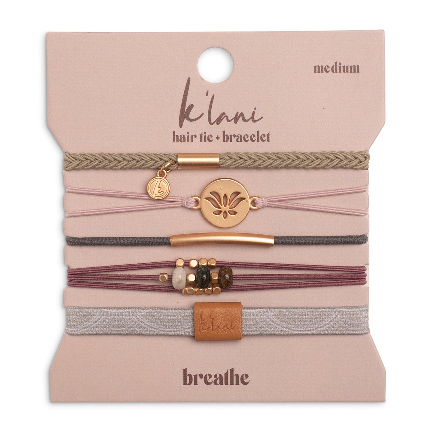 Breathe Hair Tie Bracelet