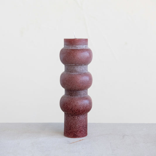 Cranberry Large Totem Pillar Candle