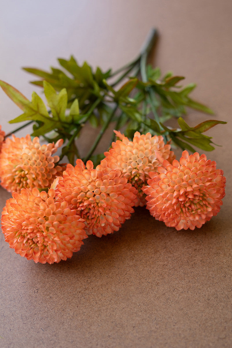 Bundle of 7 Faux  Ball Dahlias