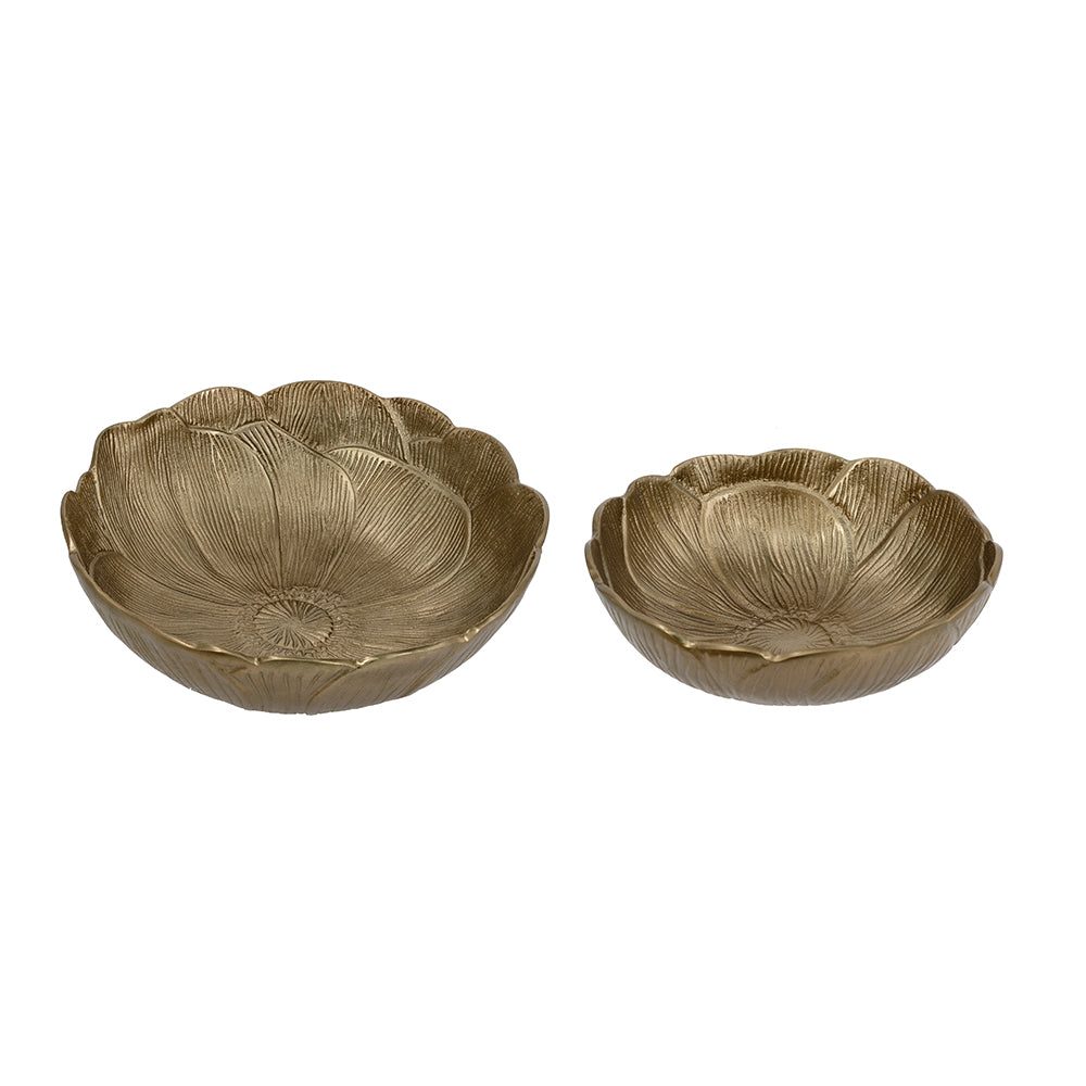 Floral Aluminum Bowl