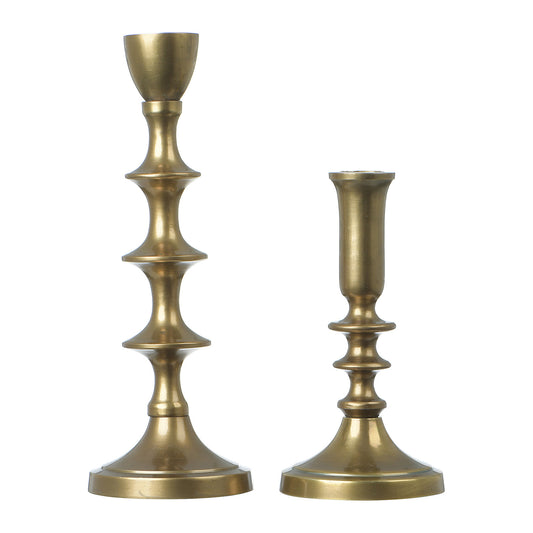 Antique Finish Harmon Candlesticks