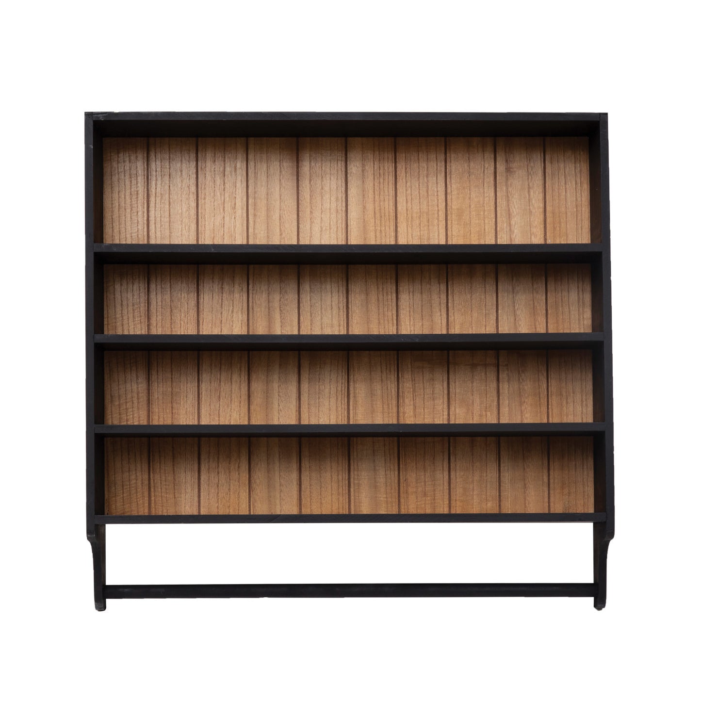 Black Wood Wall Shelf